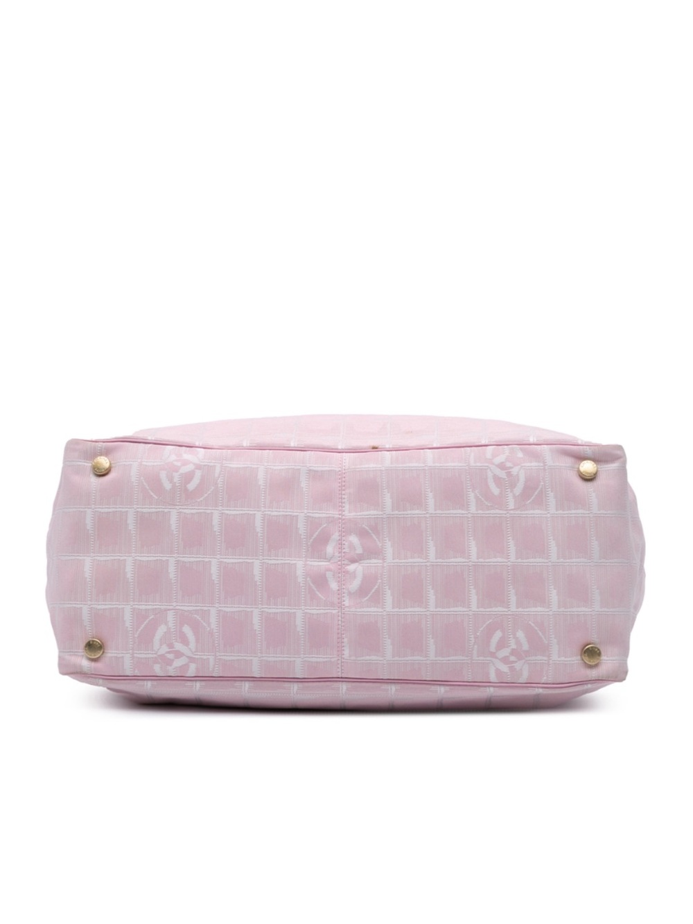 CHANEL pink CC logo Travel Tote - Picture 9 of 16